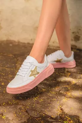 ARIA BLUSH STAR SNEAKERS