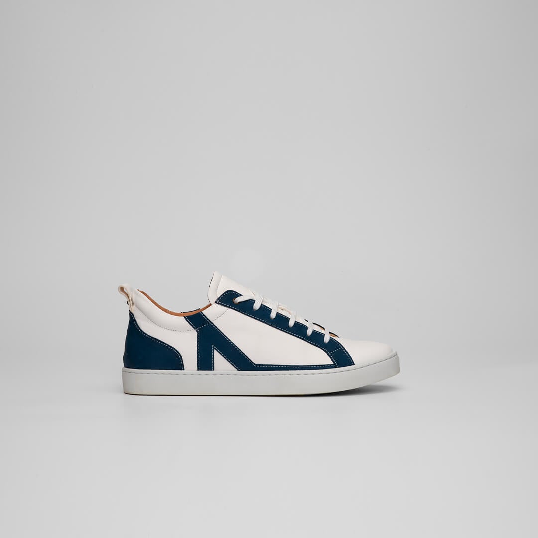 Artemis Sneaker (white & blue)