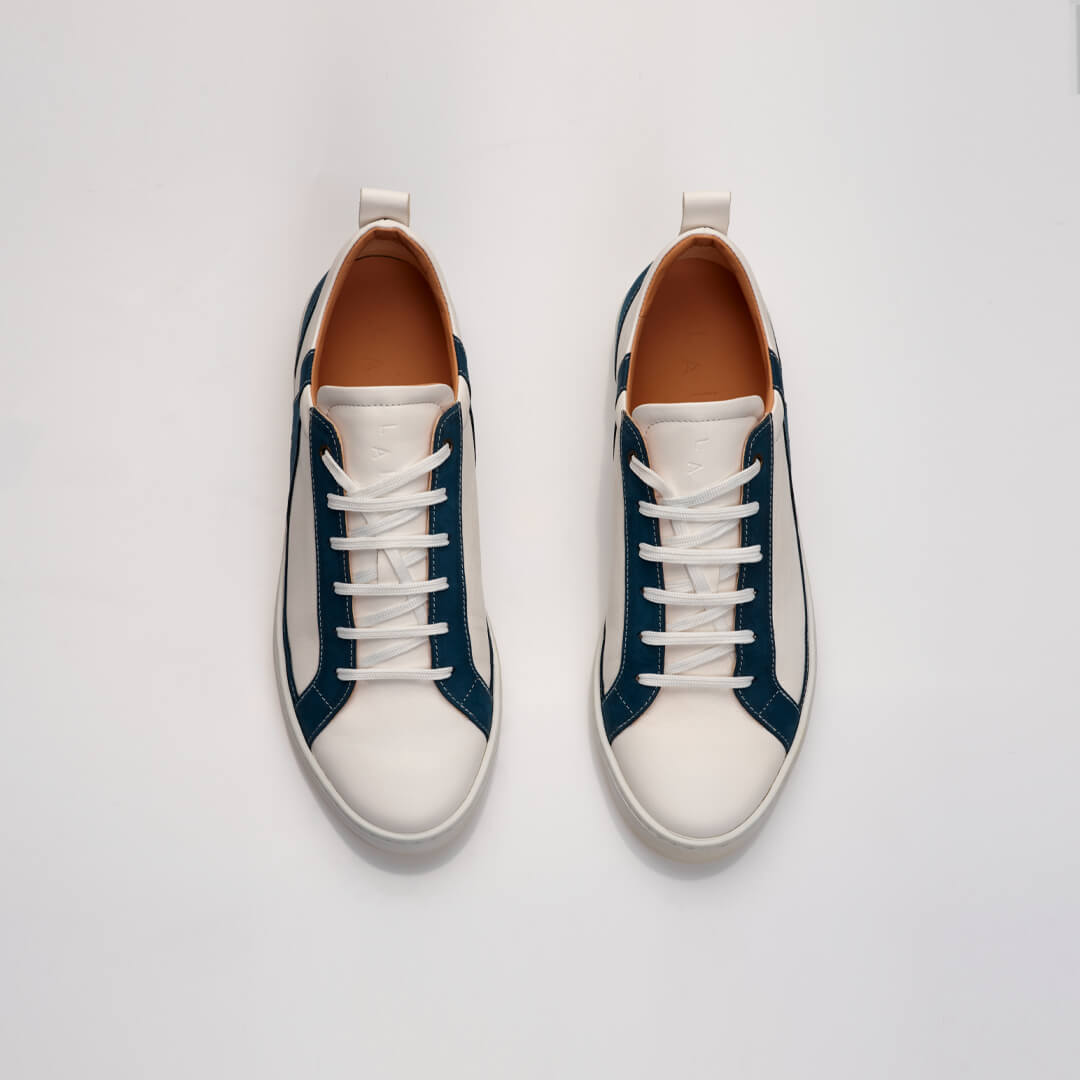 Artemis Sneaker (white & blue)