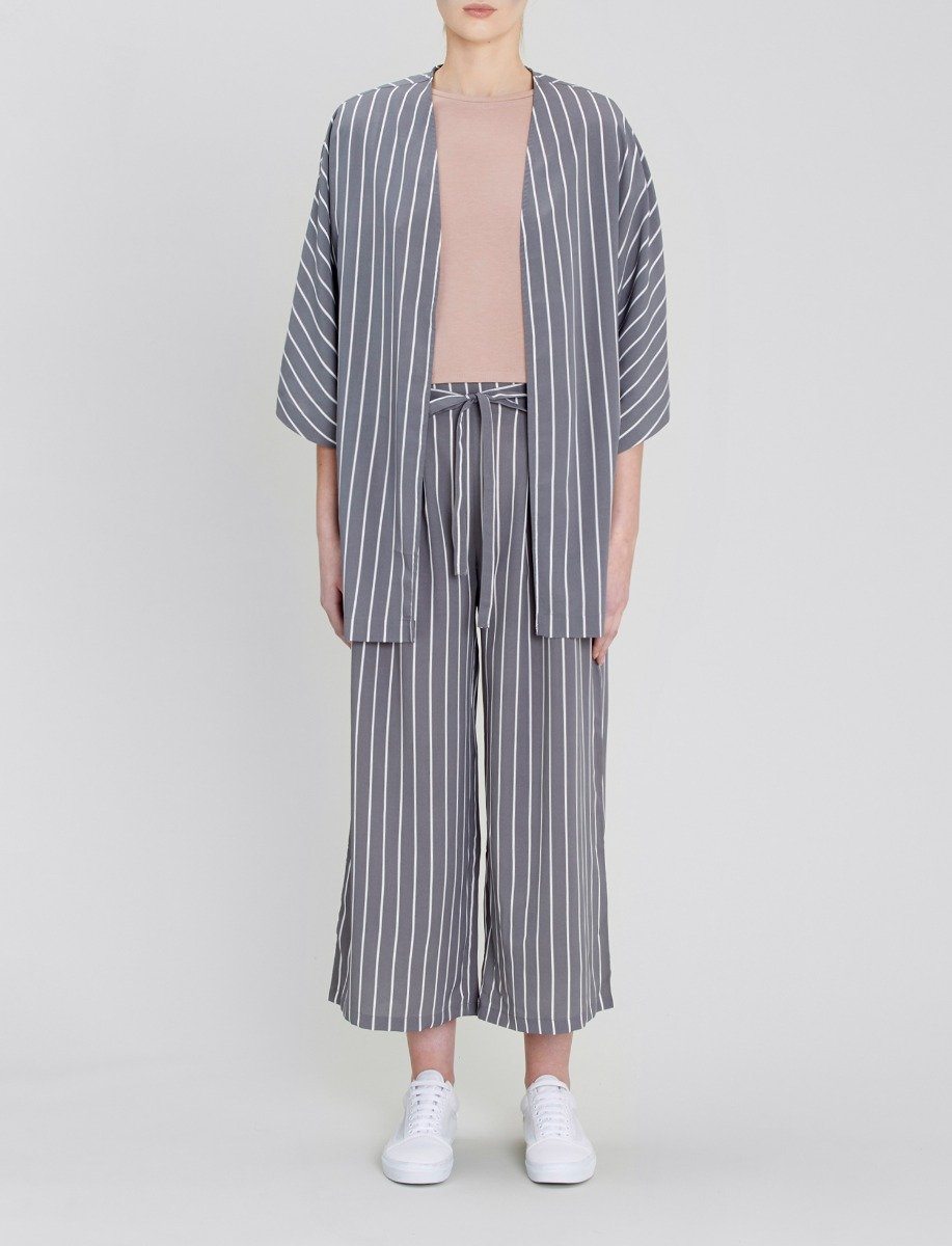 Aya Stripe Kimono Jacket