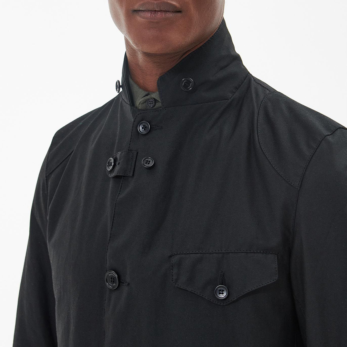 Barbour - Beacon Sports Wax Jacket in Black