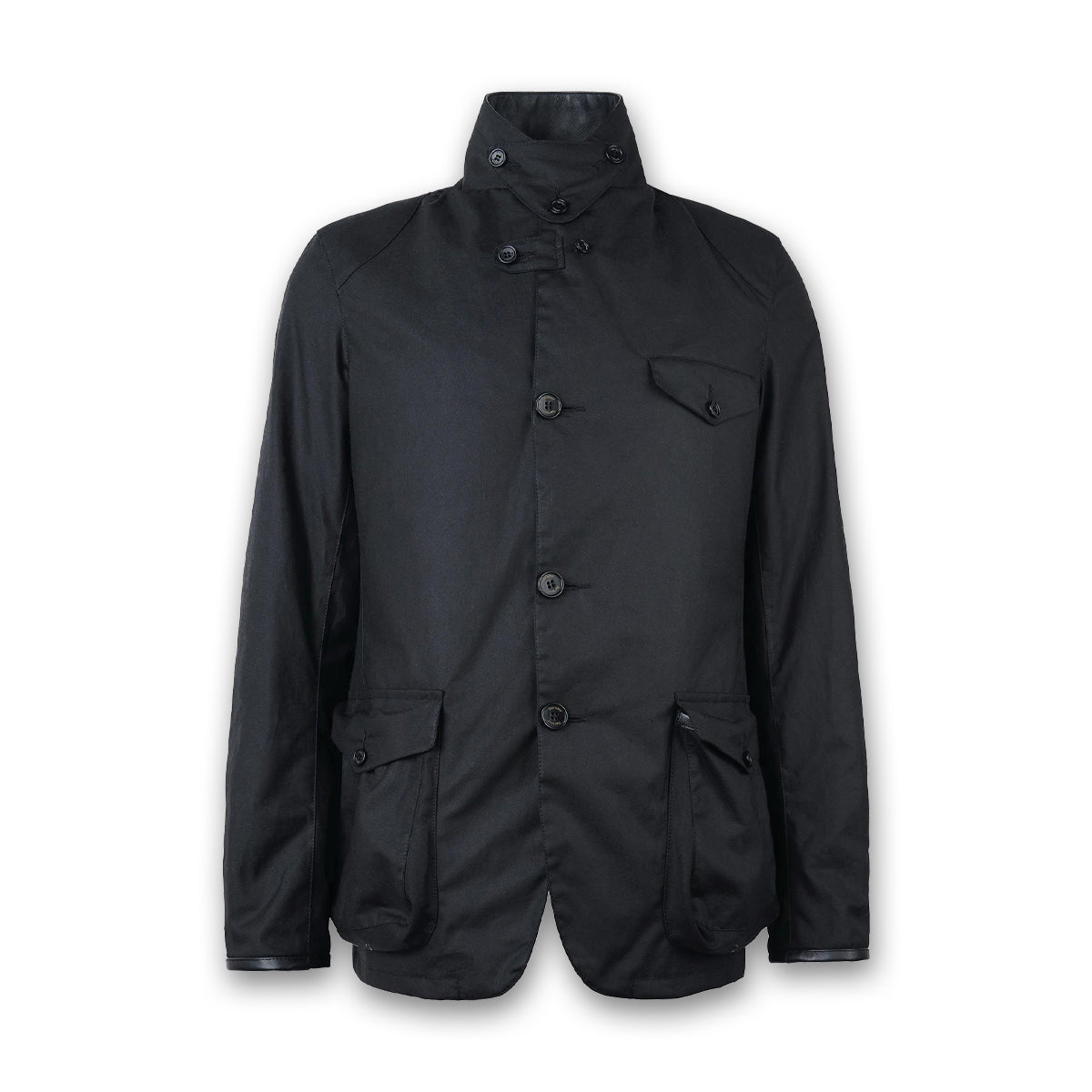 Barbour - Beacon Sports Wax Jacket in Black