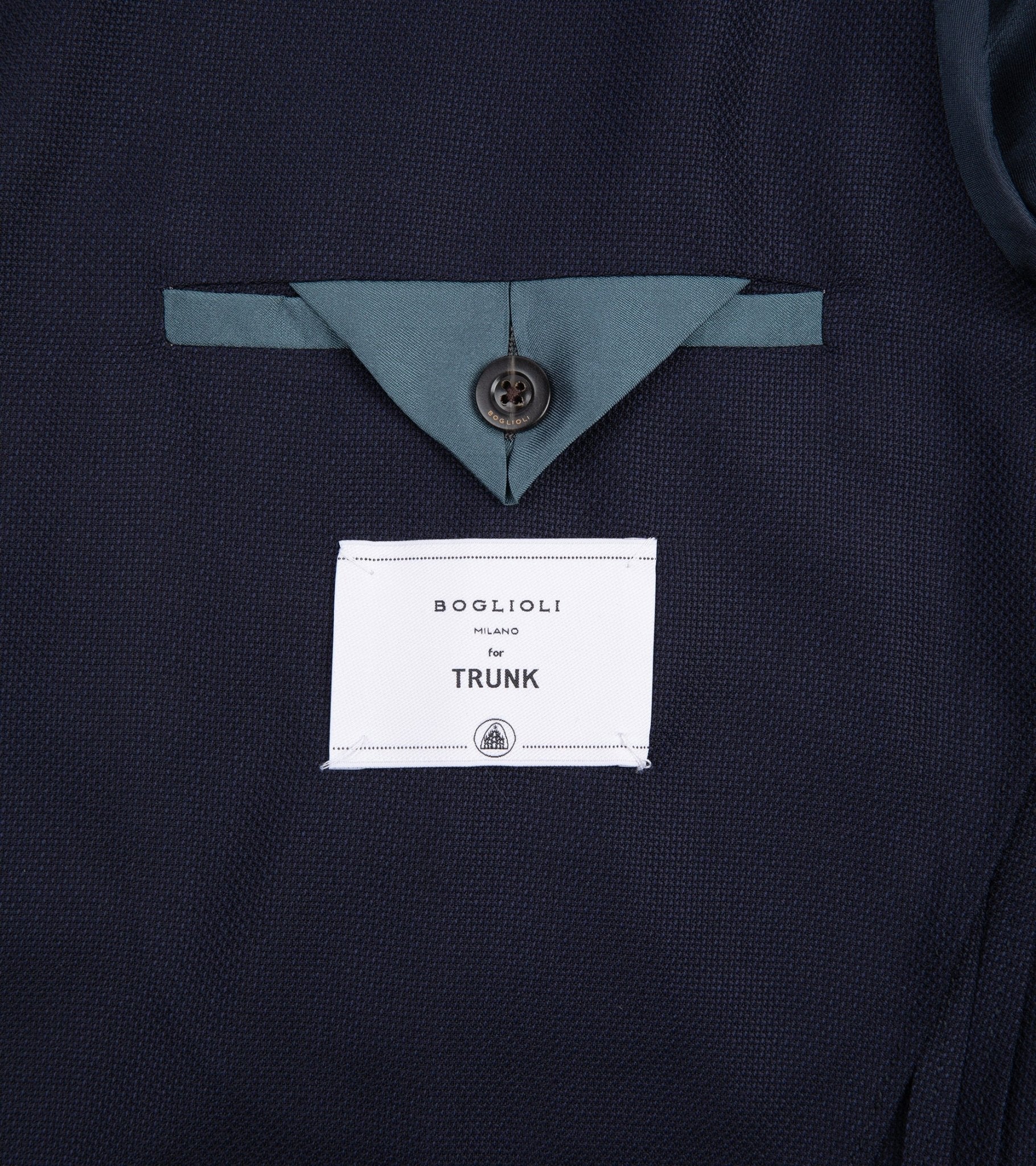 Boglioli for Trunk Wool Hopsack K Jacket: Navy