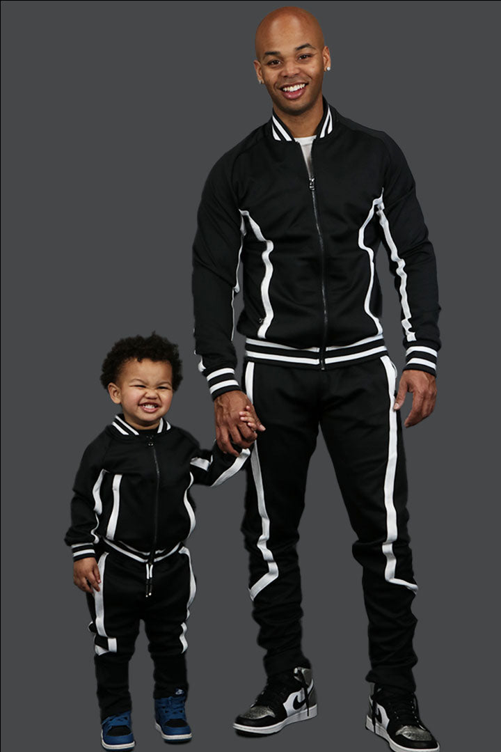 Boy's Brooklyn Basketball Varsity Athletic Track Jacket Jordan Craig