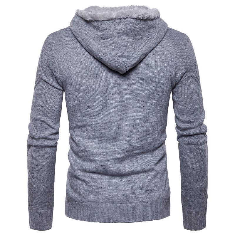 Buckle Cardigan Sweater For Men