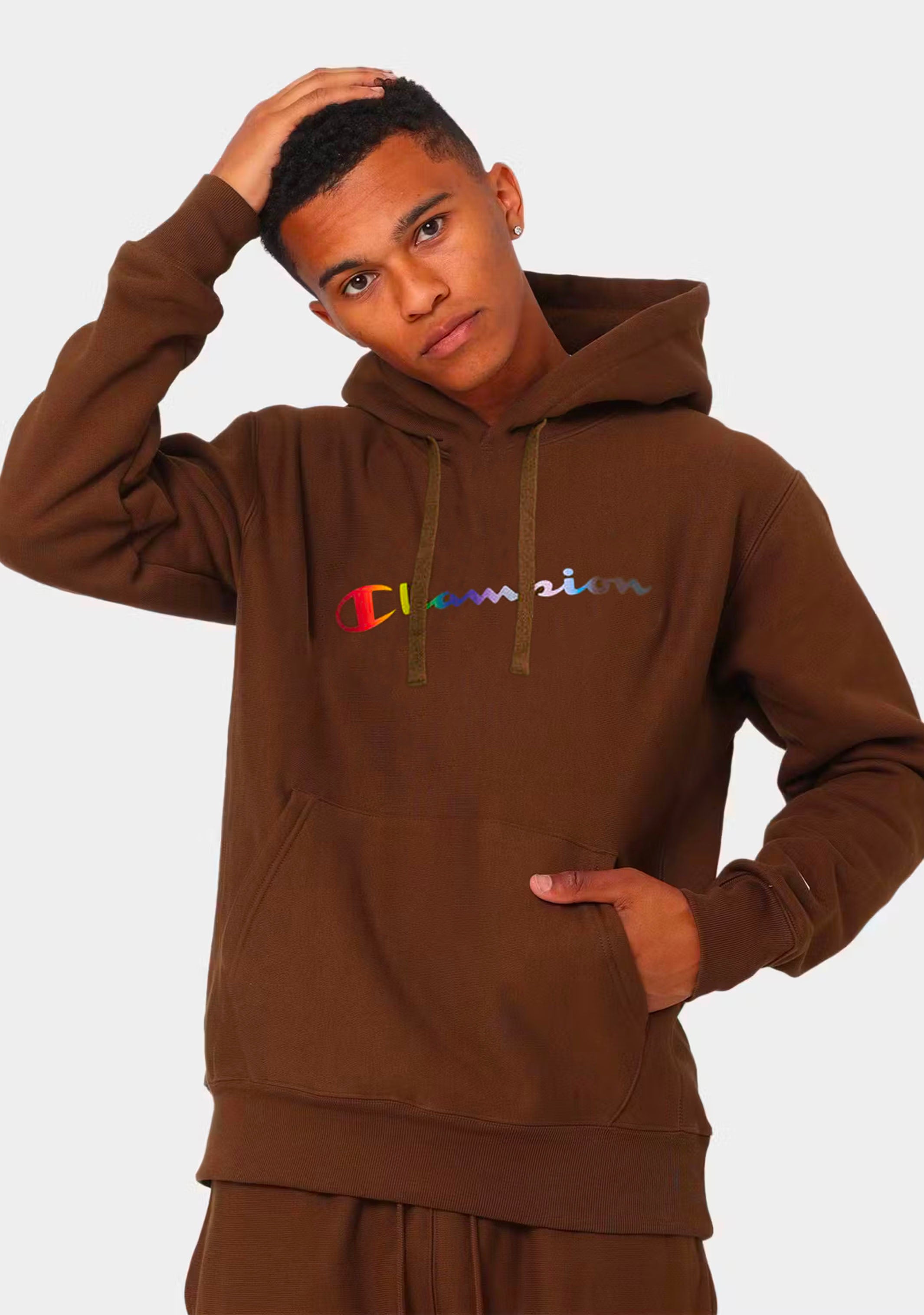 Champion Athletic Pride Script Hoodie <BR> AURCN LAH