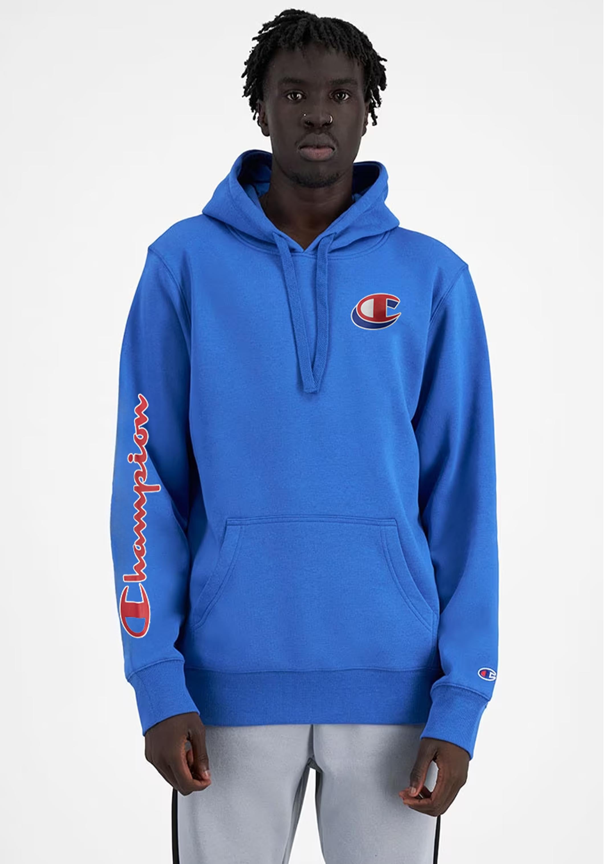 Champion Mens Sps Graphic Print Hoodie <br> AVHUN 4ZD