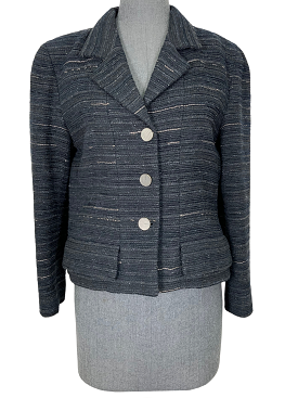 CHANEL 09A Vintage Cropped Wool Jacket Size M