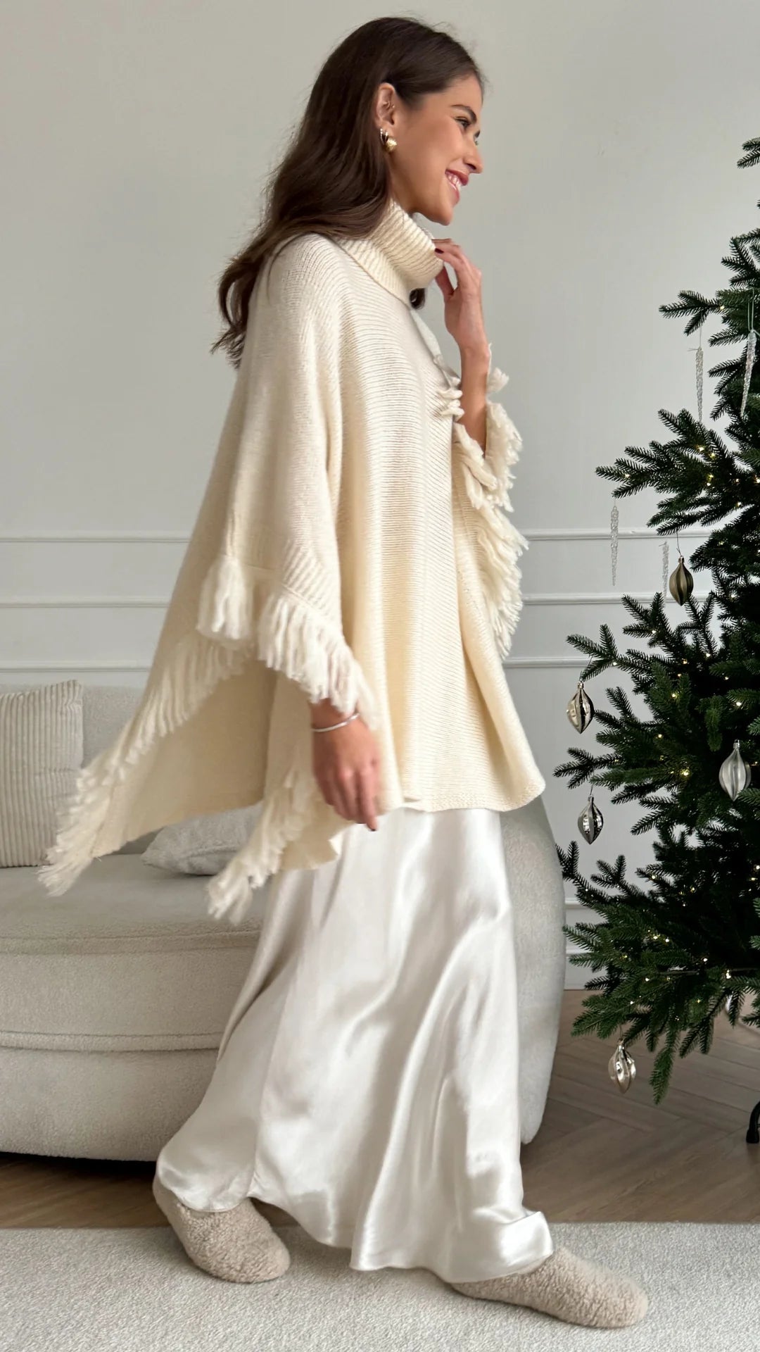 Charli Pearl Poncho Cloud