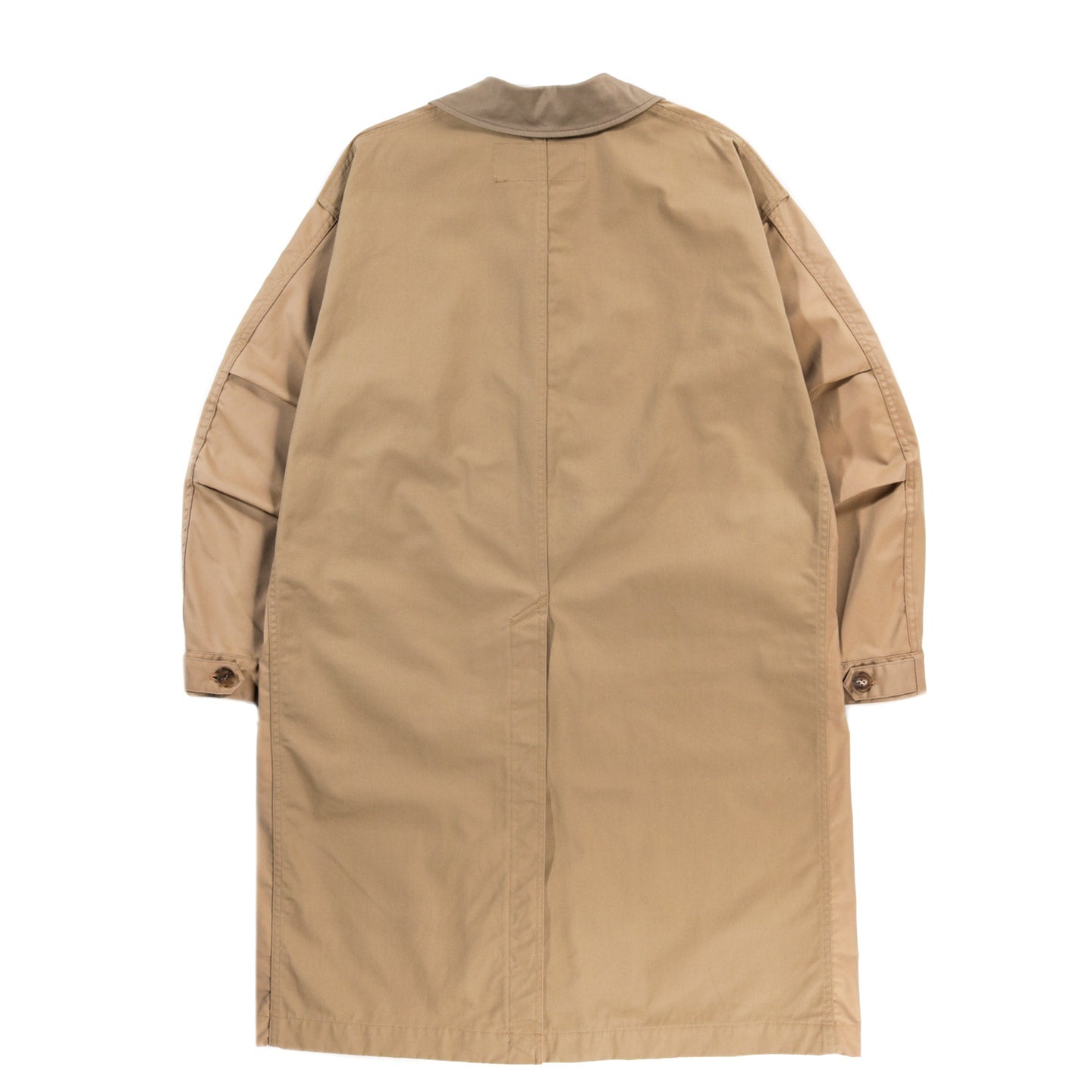 COMME DES GARCONS HOMME C002 LONG COAT BEIGE MIX