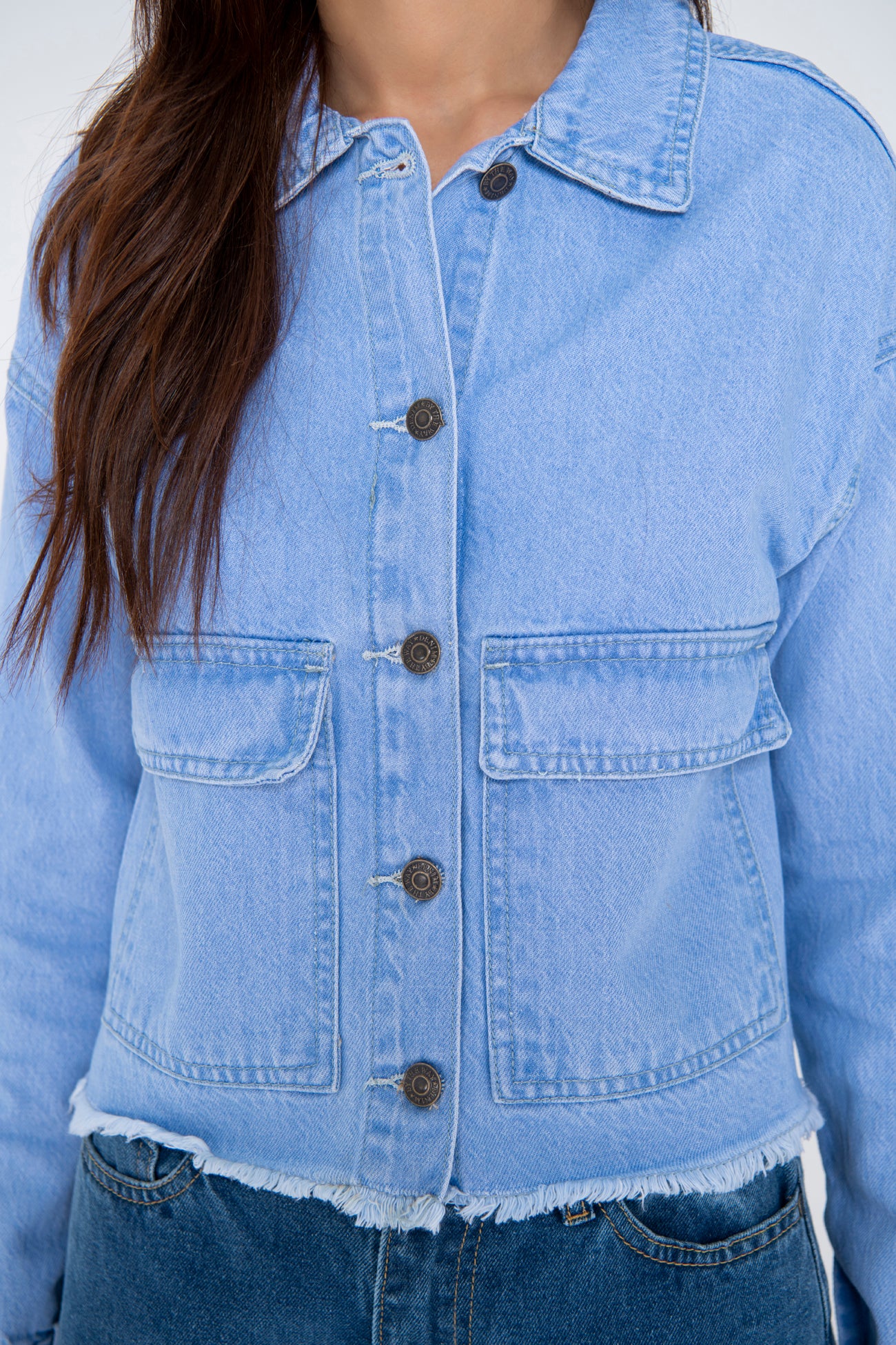 CROPPED DENIM JACKET