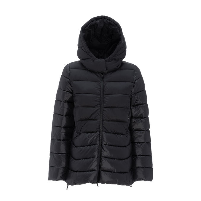 DAVOS JACKET WITH HOOD Woman Black