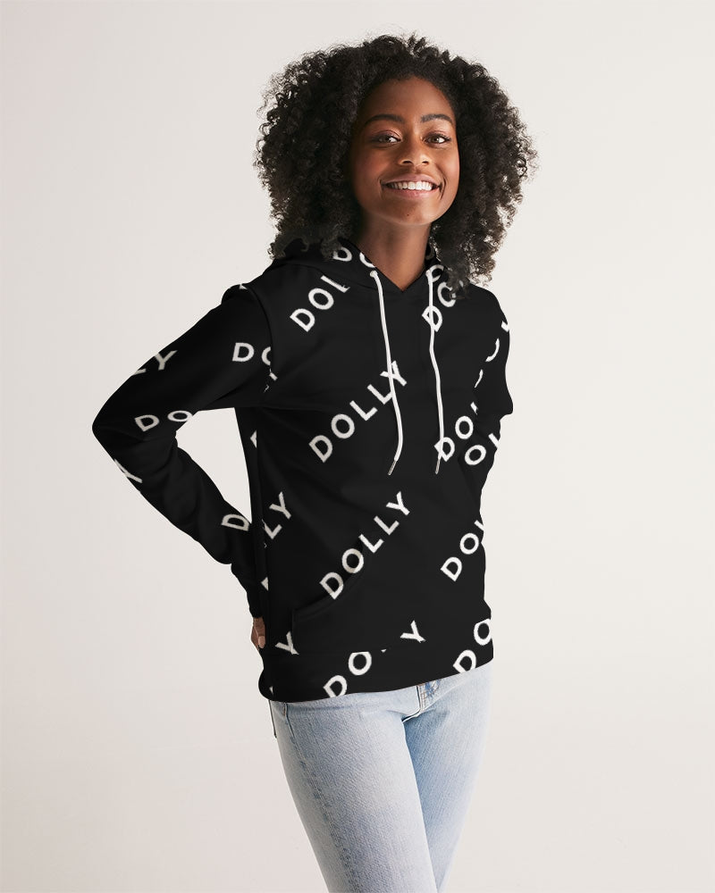 DOLLY REPEAT LOGO BLACK Women's Hoodie