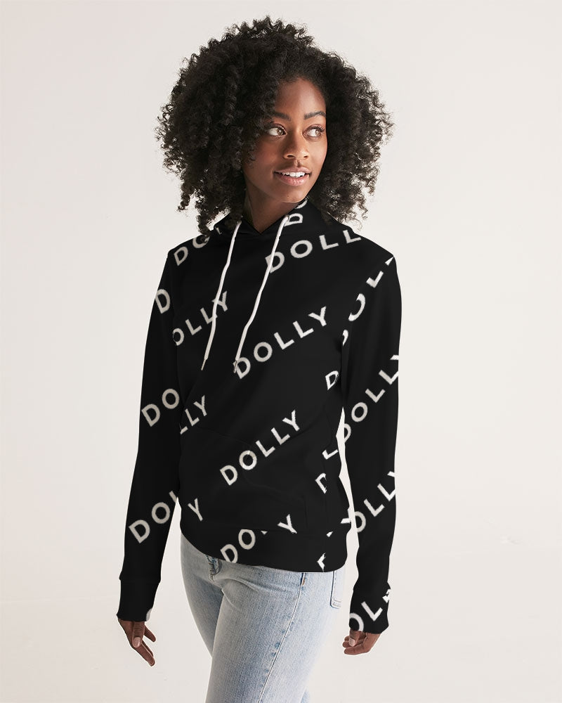 DOLLY REPEAT LOGO BLACK Women's Hoodie