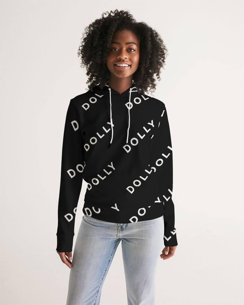 DOLLY REPEAT LOGO BLACK Women's Hoodie