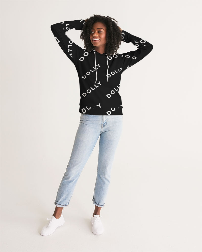 DOLLY REPEAT LOGO BLACK Women's Hoodie