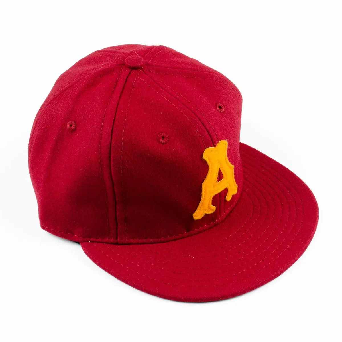 Ebbets - Amarillo Gold Sox 1961 Adjustable Cap - Burgundy Wool