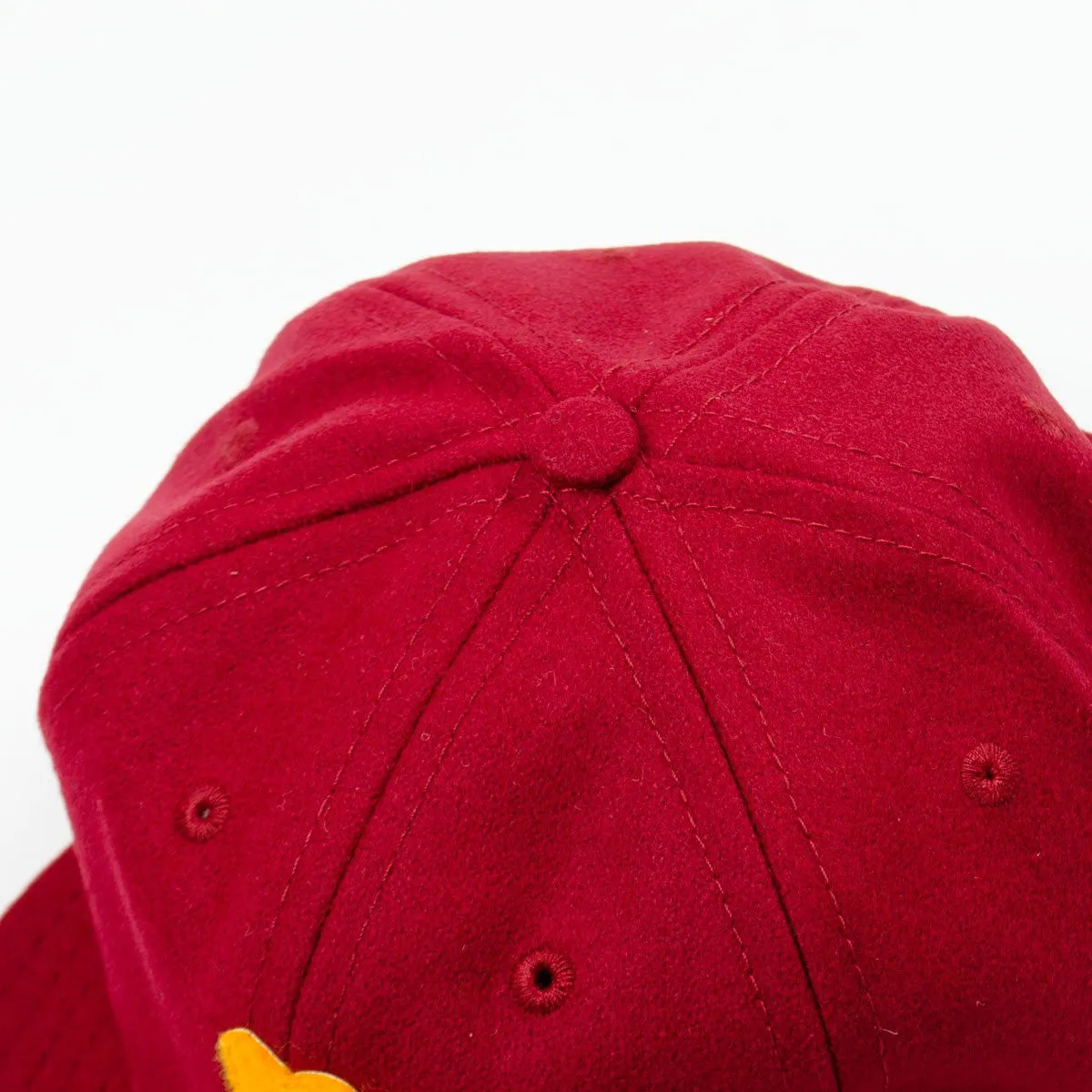 Ebbets - Amarillo Gold Sox 1961 Adjustable Cap - Burgundy Wool