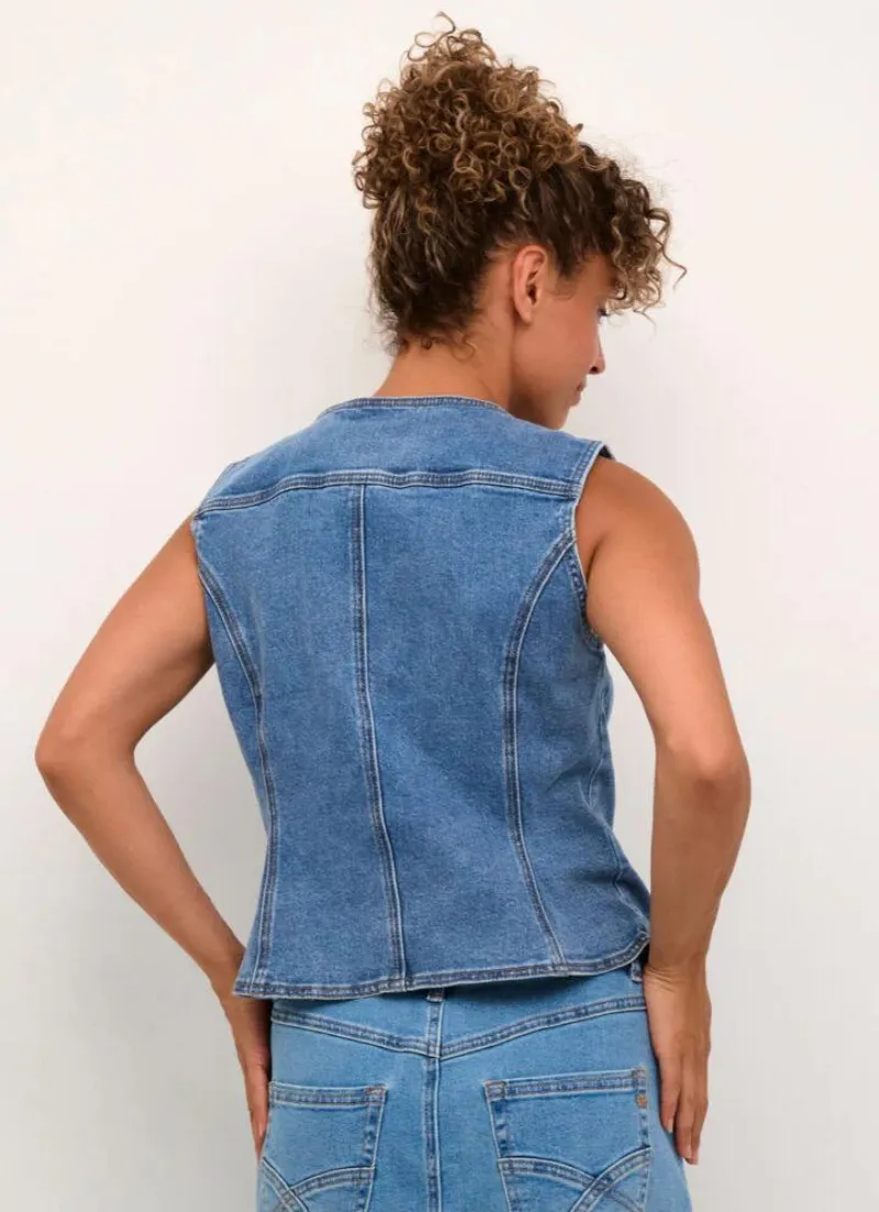 Fatima Denim Waistcoat