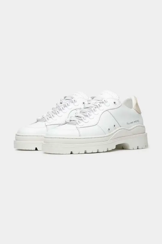 Filling Pieces leather sneakers Court Serrated white color 89128861042