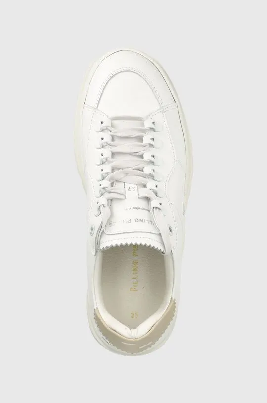 Filling Pieces leather sneakers Court Serrated white color 89128861042