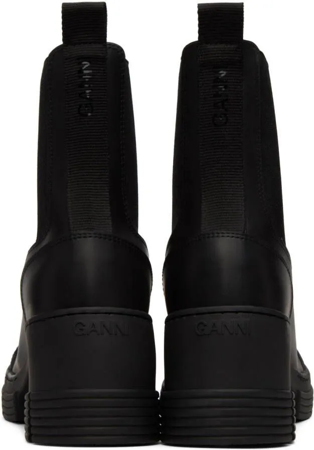 GANNI Black City Boots