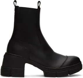 GANNI Black City Boots