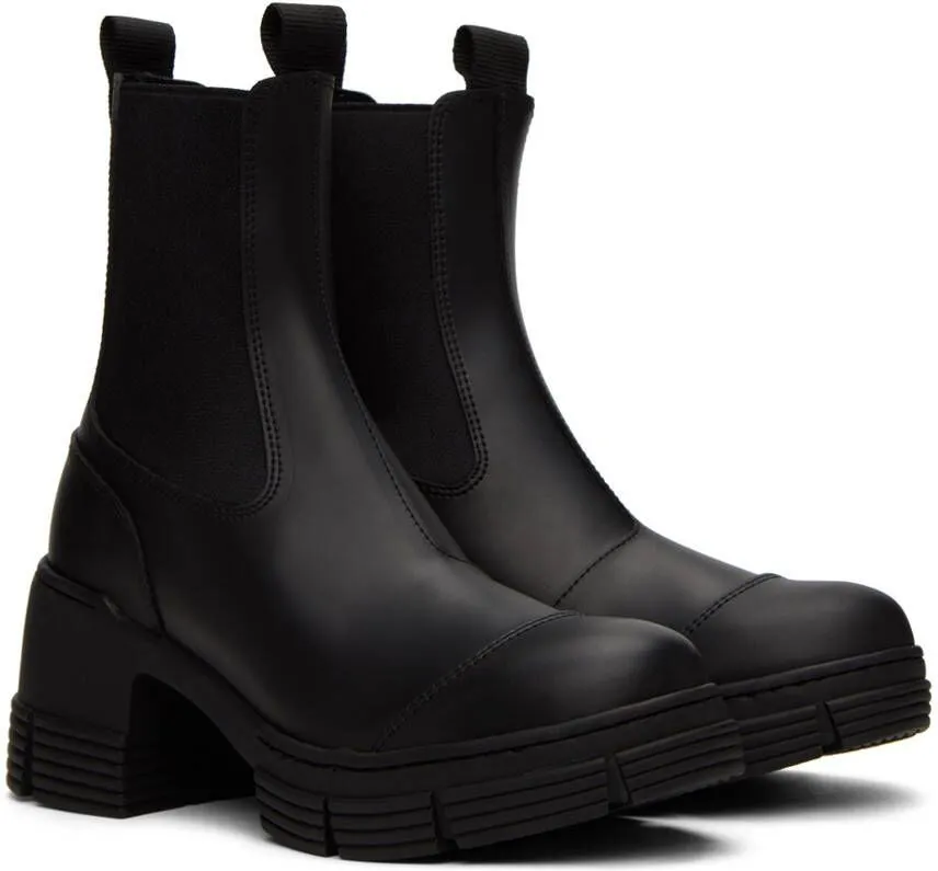 GANNI Black City Boots