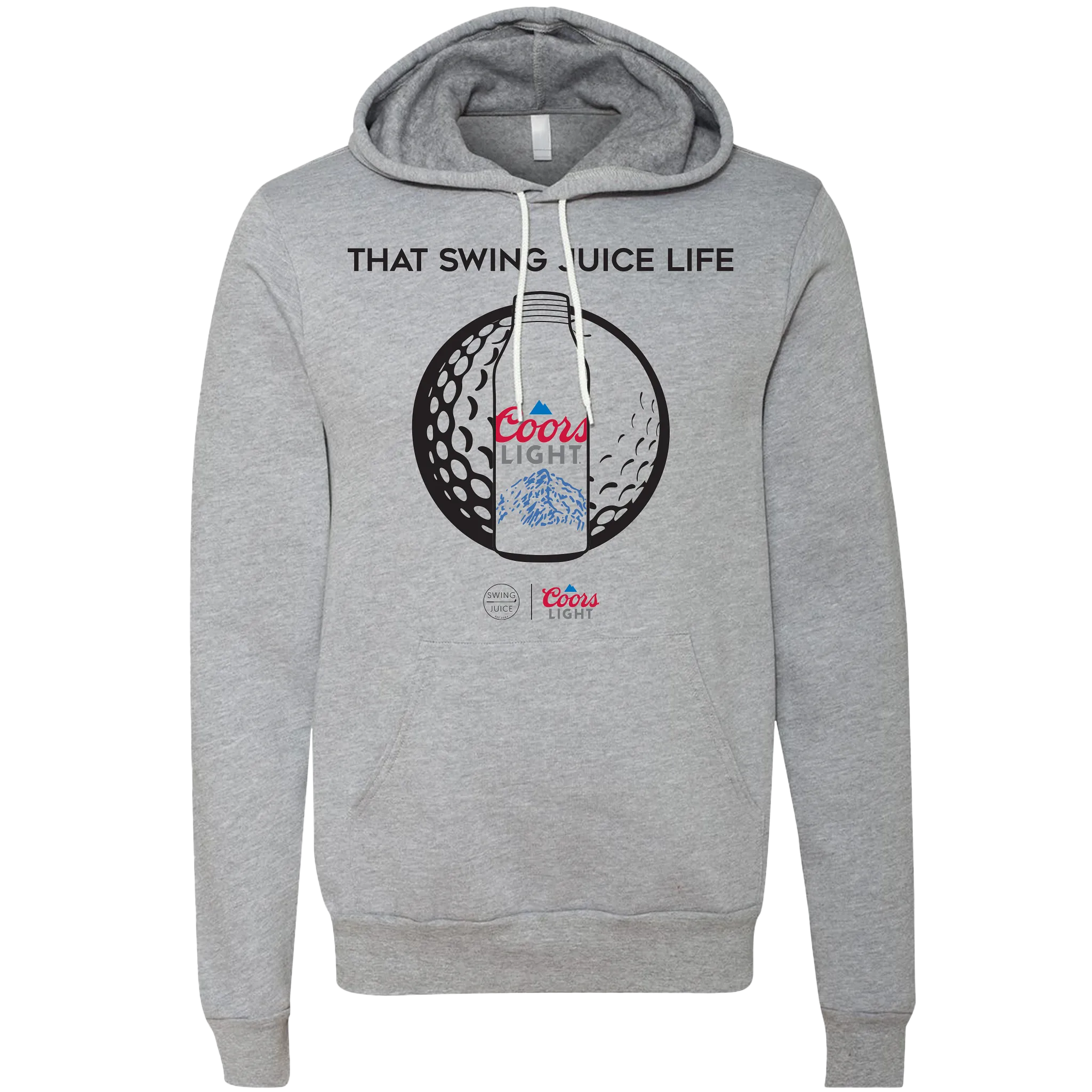 Golf Coors Light Unisex Hoodie Grey