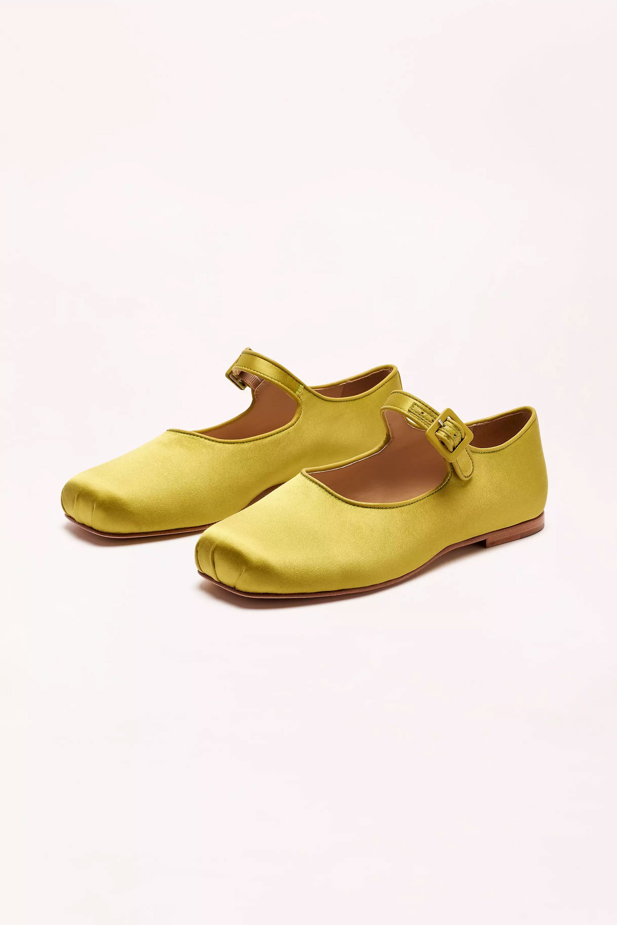 HEAVEN - SANDY LIANG MARY JANE POINTE SATIN BALLET FLAT