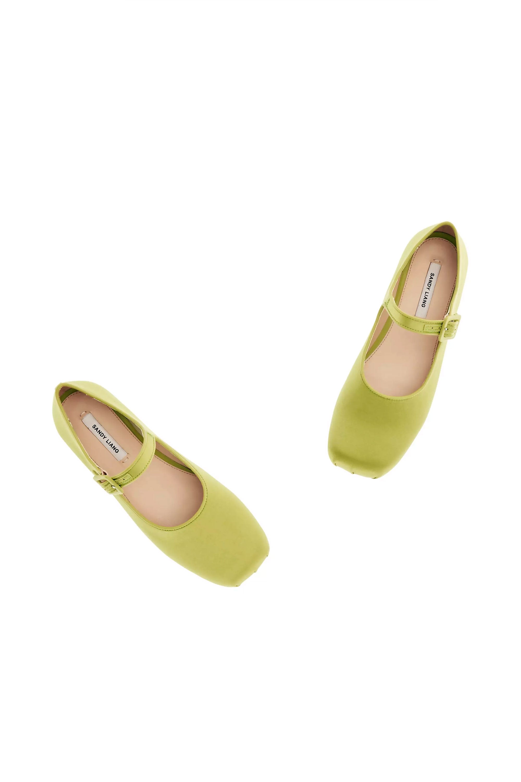 HEAVEN - SANDY LIANG MARY JANE POINTE SATIN BALLET FLAT