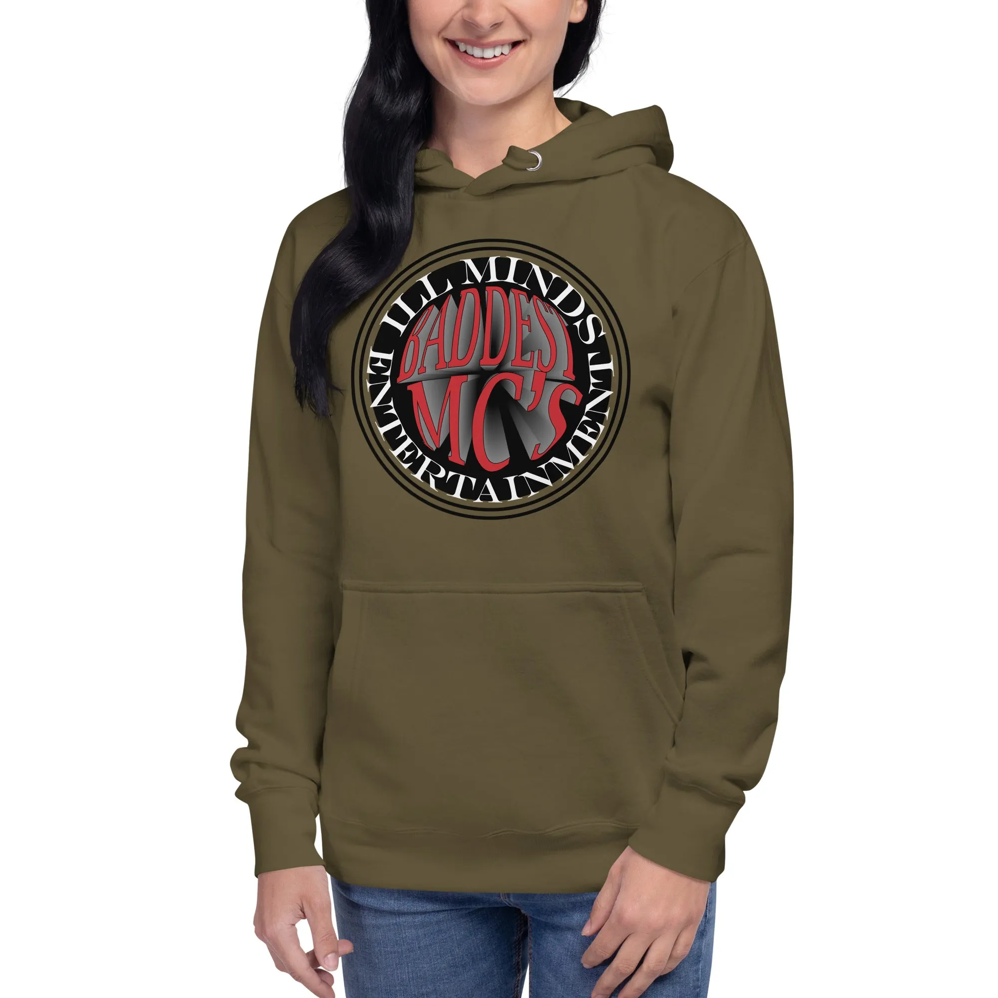 iLL Minds - Baddest MC's - 3D Unisex Hoodie