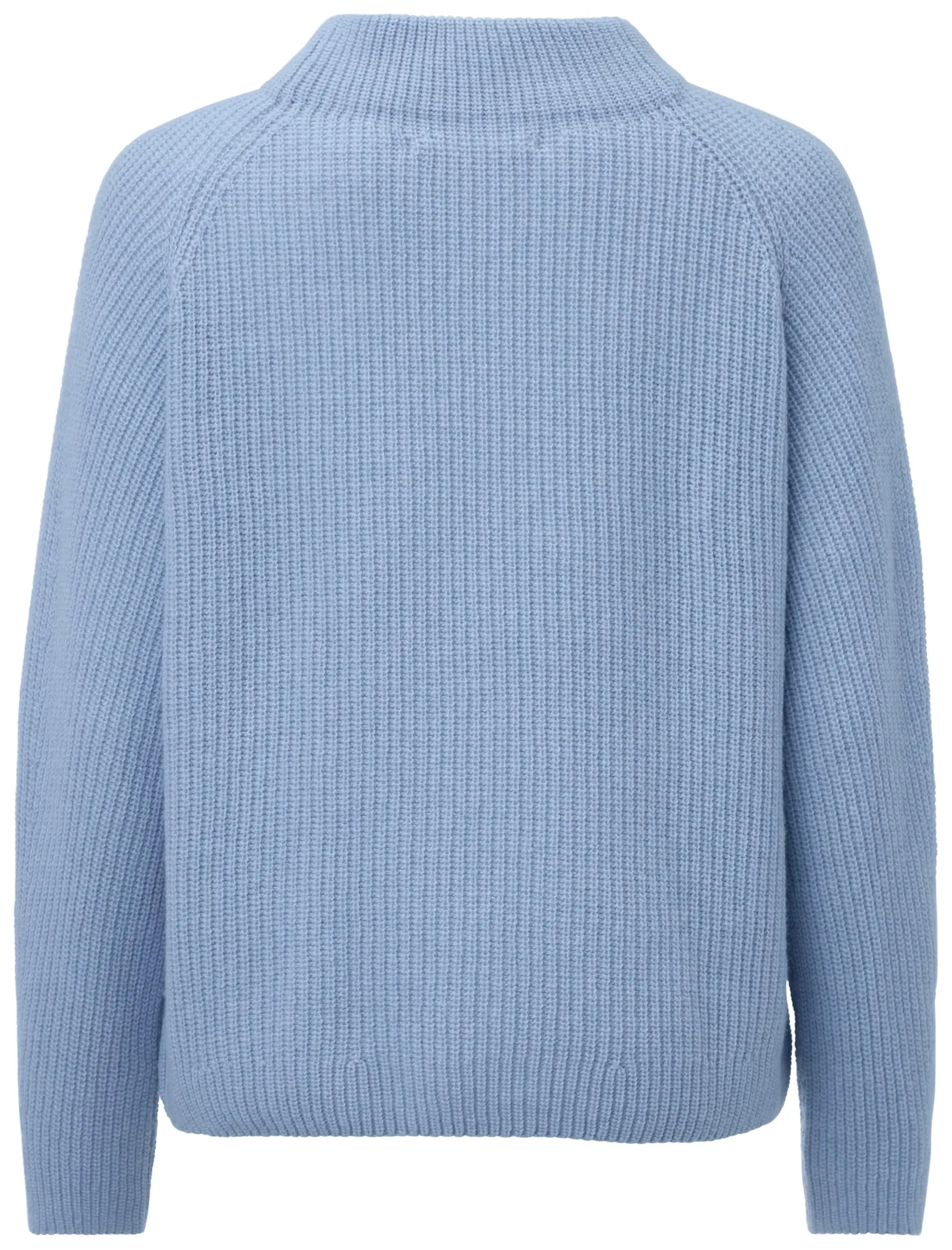 Ladies knit sweater rib, Light blue | Manufactum