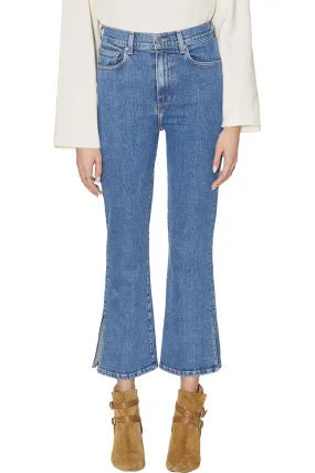 Le Jean Stella Crop Flare in Desert