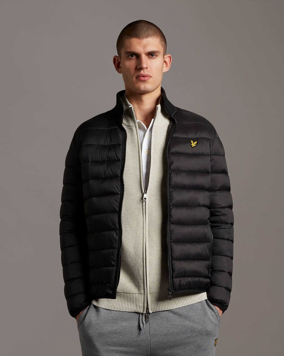 Lyle and Scott PACKABLE PUFFA JACKET Black