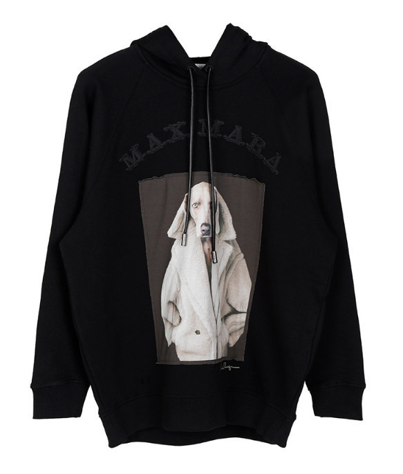 MaxMara  |Cotton sweatshirt with Wegman print