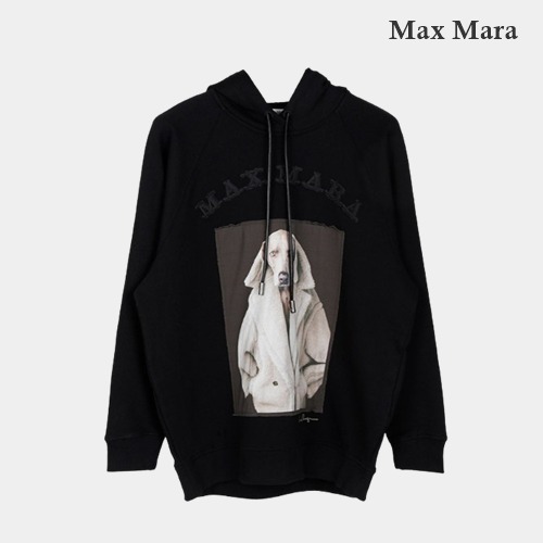 MaxMara  |Cotton sweatshirt with Wegman print