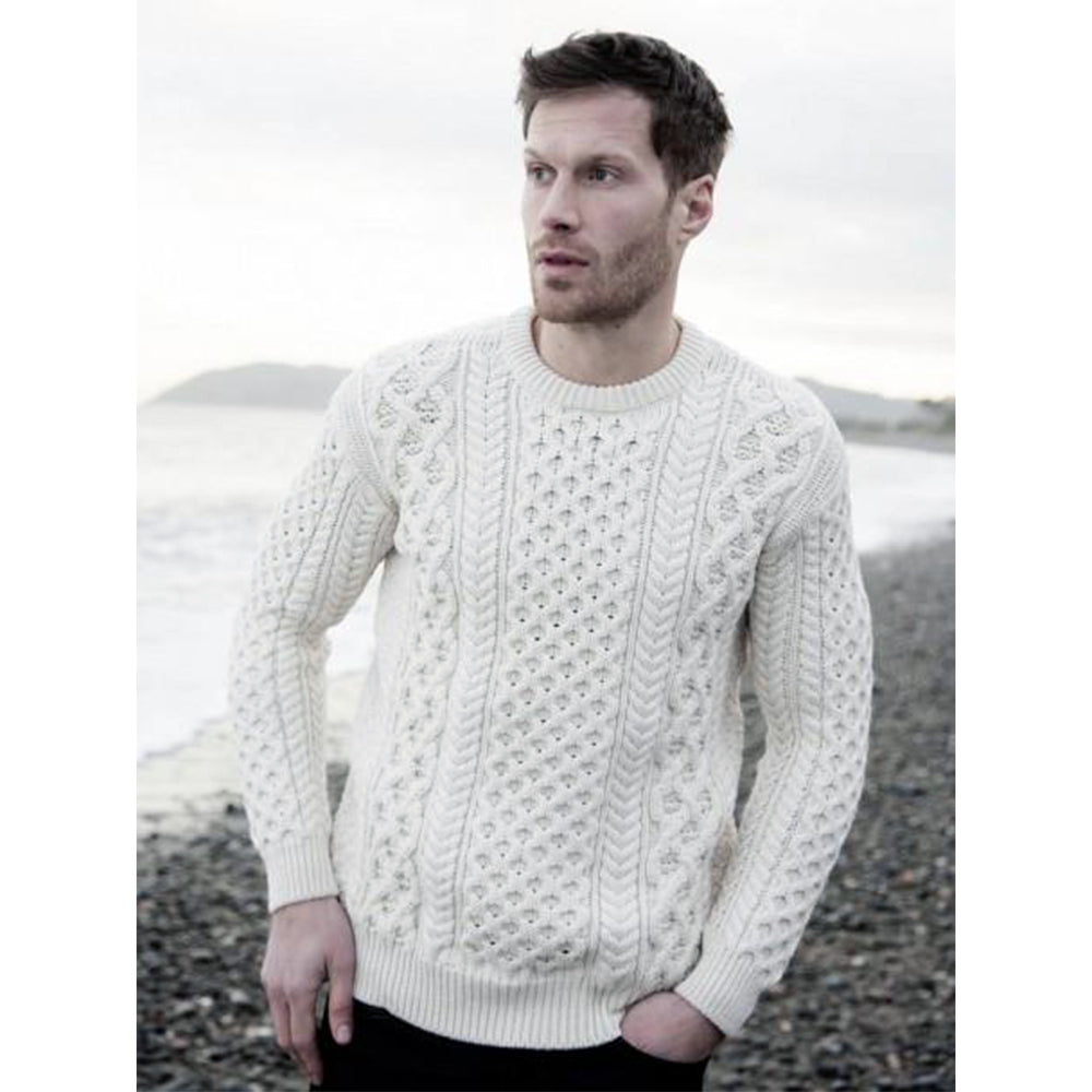 Men's Heavy Honeycomb Pullover Sweater