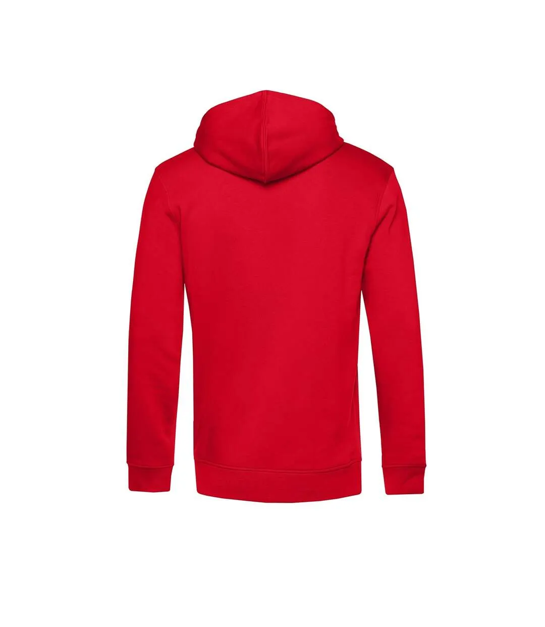 Mens organic hoodie red B&C