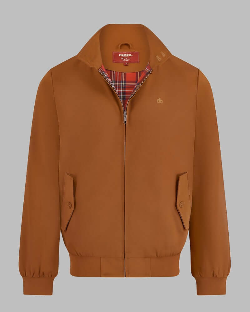 Merc London Harrington Jacket Caramel