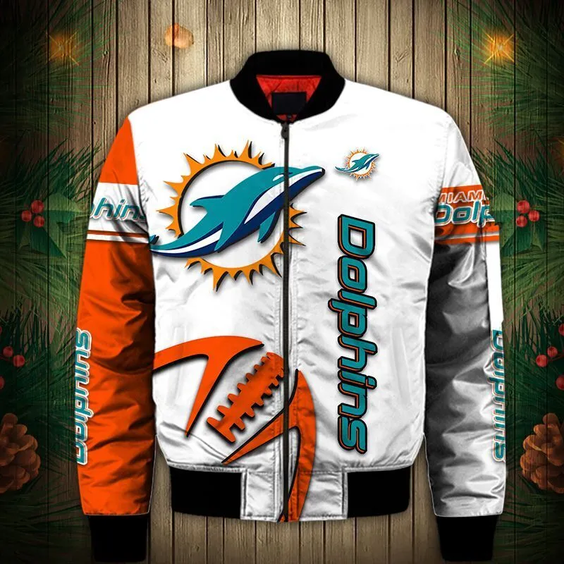 Miami Dolphins Bomber Jacket - William Jacket