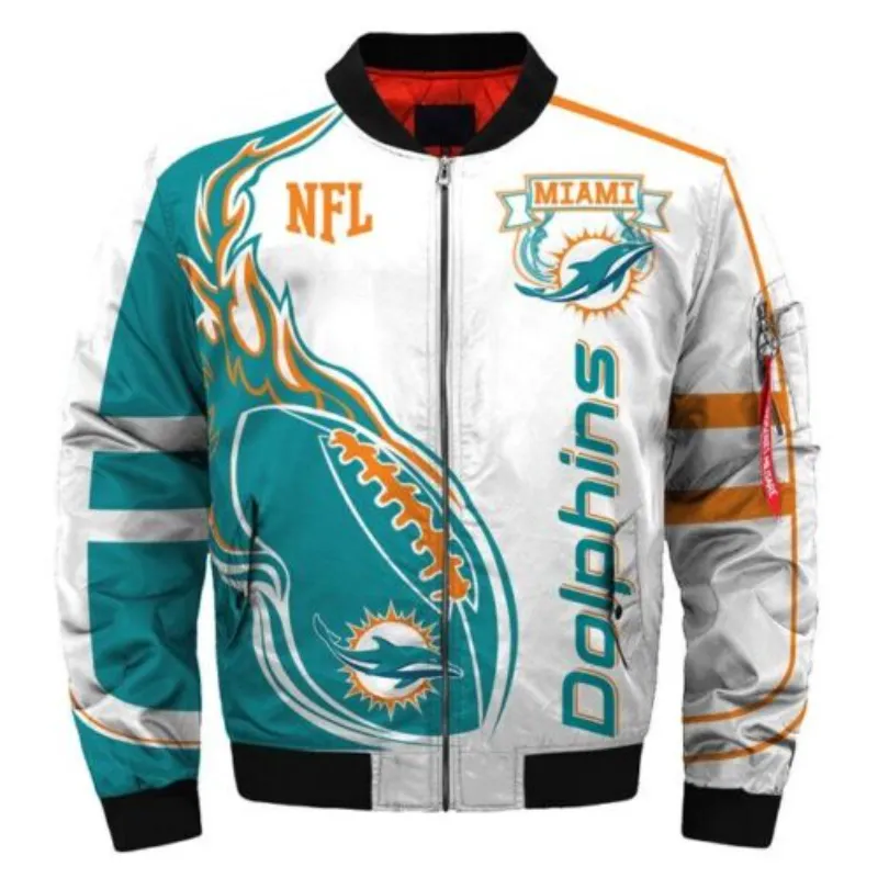 Miami Dolphins Bomber Jacket - William Jacket