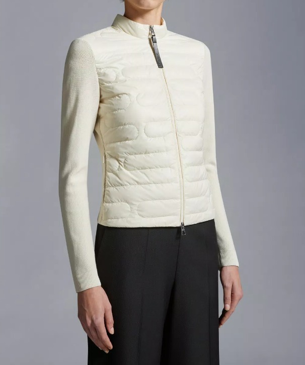 MONCLER  |Padded Cotton Zip-Up Cardigan