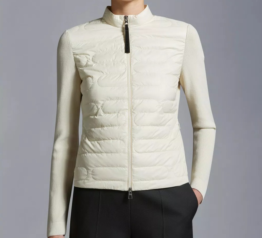 MONCLER  |Padded Cotton Zip-Up Cardigan