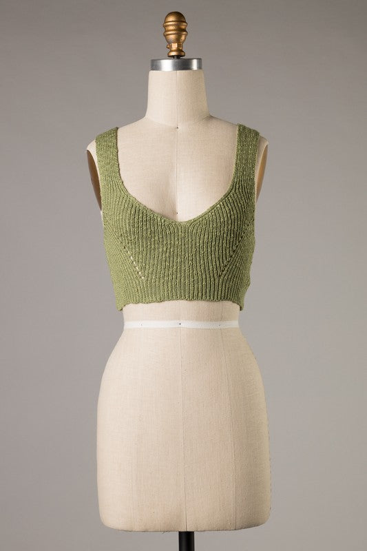 Moss Sweater Tank