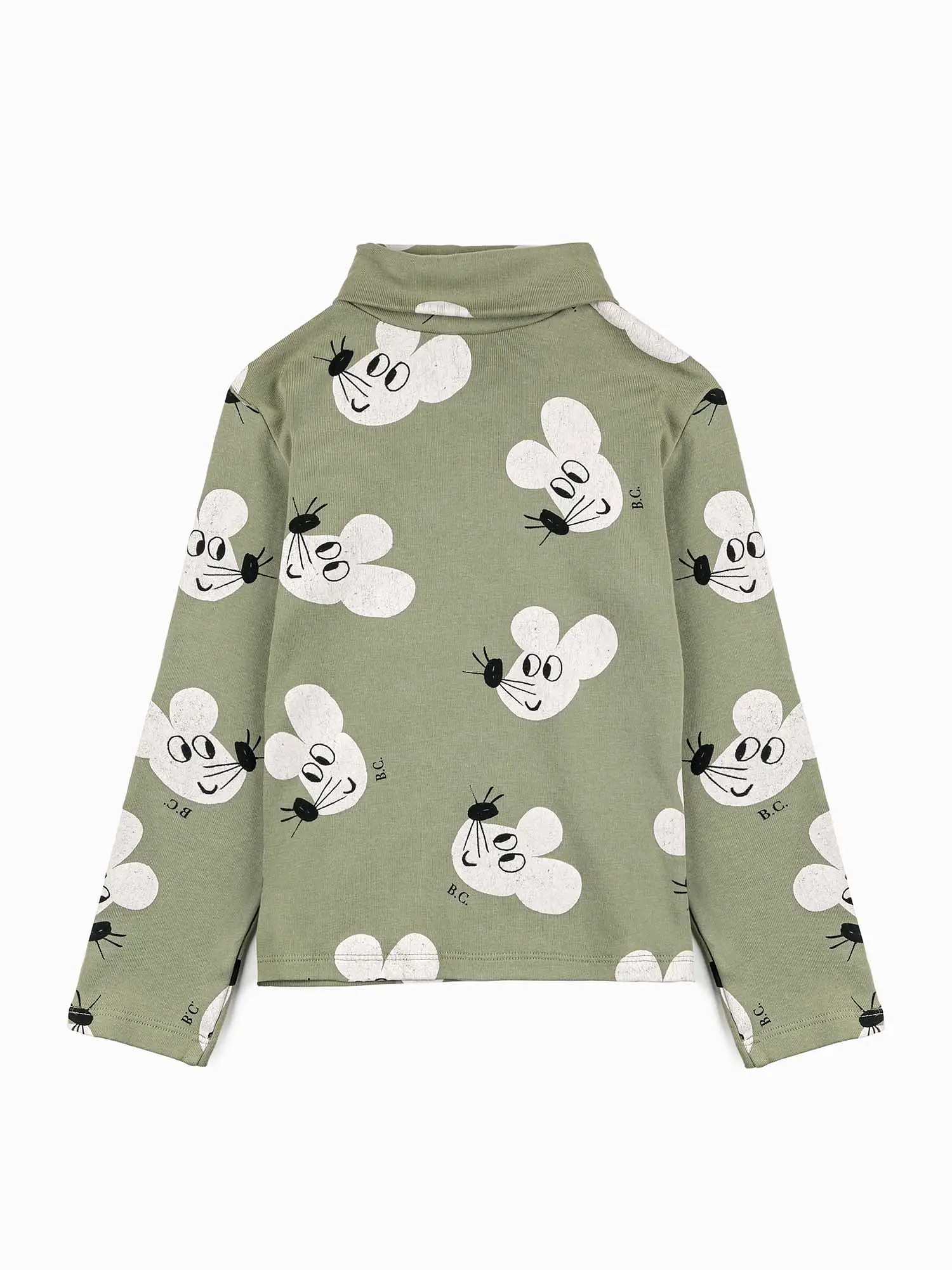 Mouse All Over Turtle Neck T-Shirt