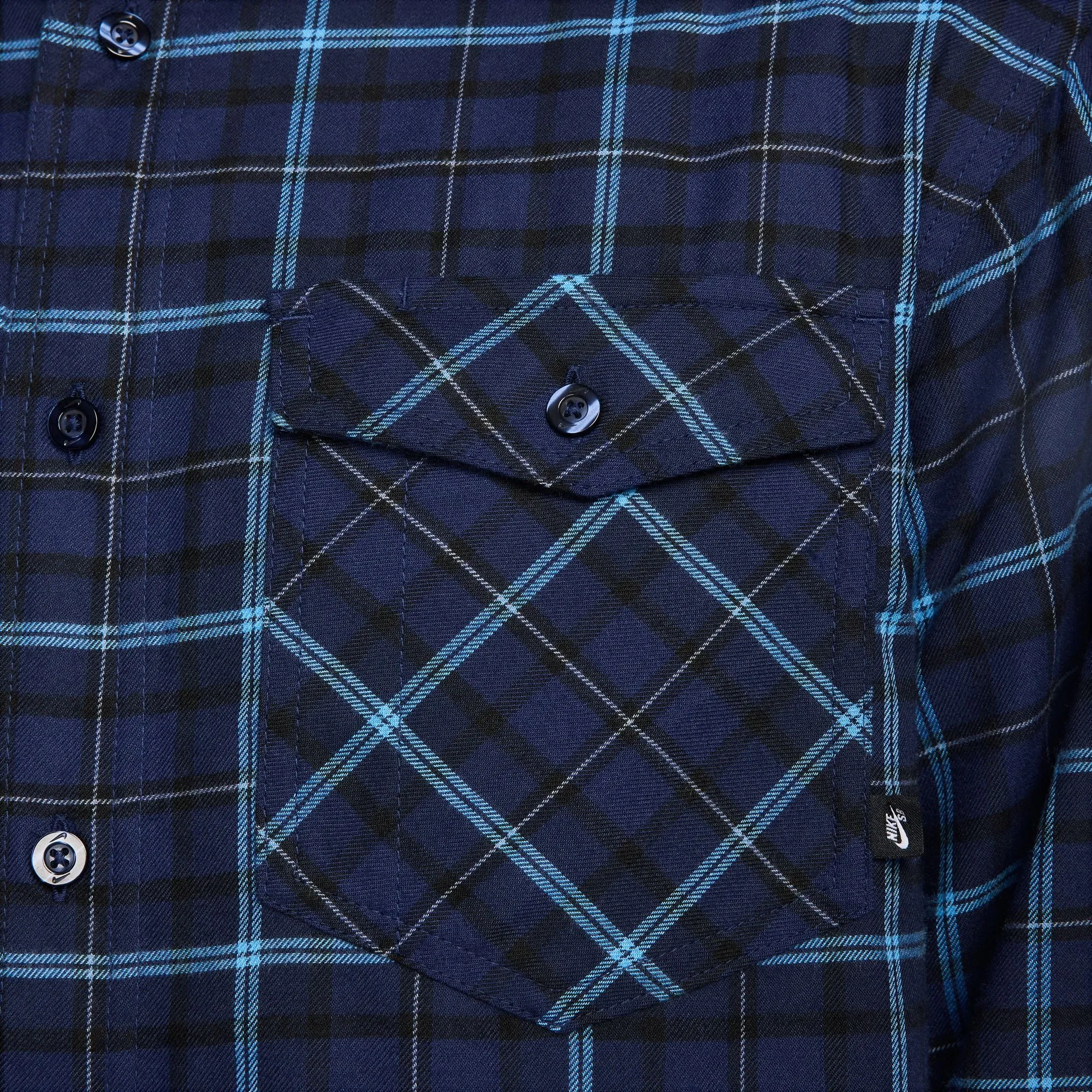 Nike SB Flannel Shirt Midnight Navy