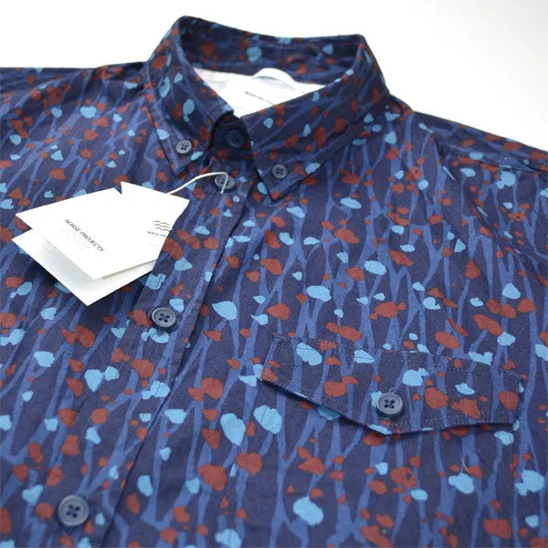 Norse Projects – Anton Shirt Branch Camo – Dark Indigo