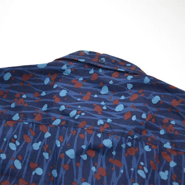 Norse Projects – Anton Shirt Branch Camo – Dark Indigo