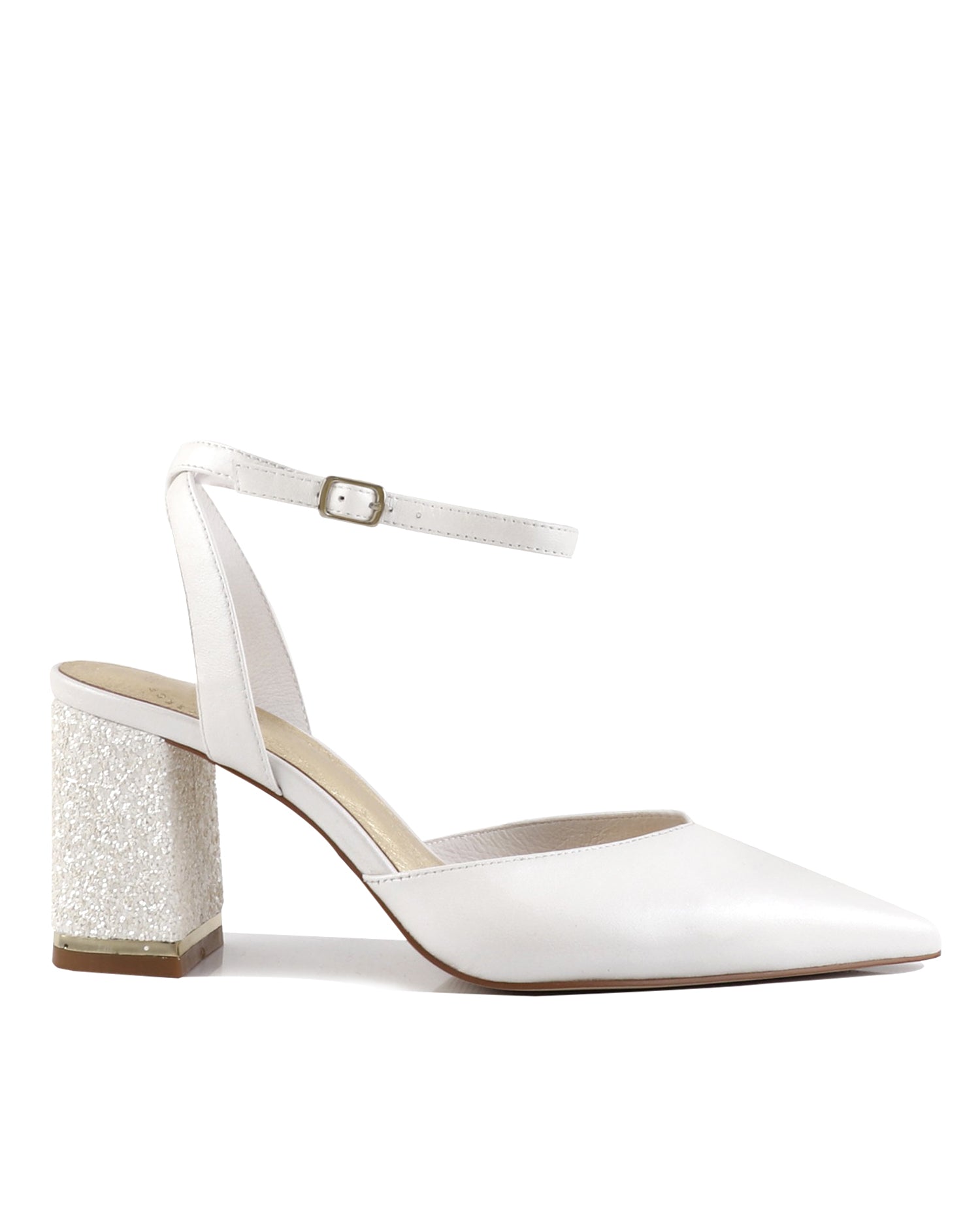 ODYSSEY - POINTED CLOSED TOE BRIDAL HEELS